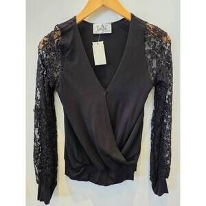 NEW VAVA women's norah top in black